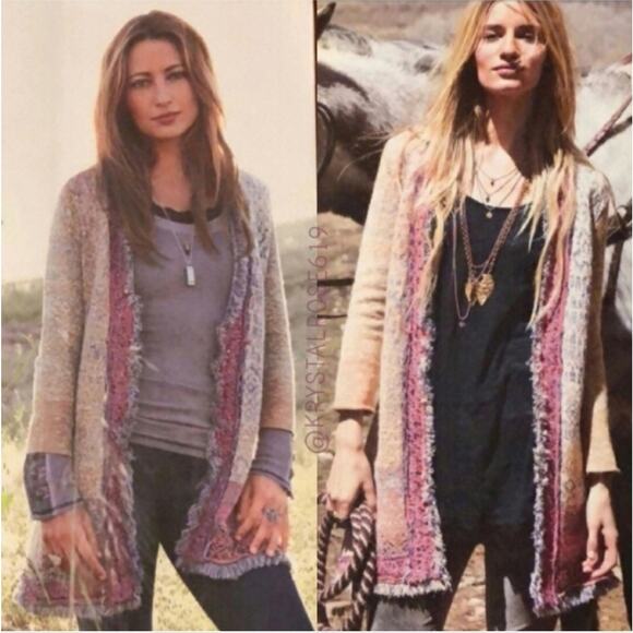 Free People Desert Drifter Cardigan Sweater - Picture 1 of 6
